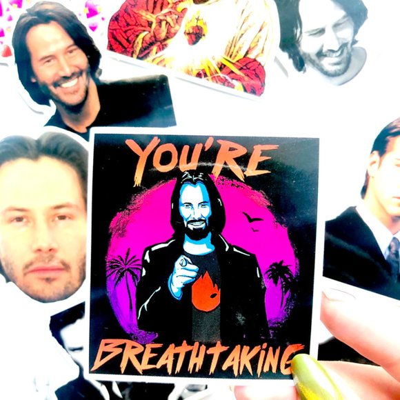Keanu Reeves Stickers (8pc) - Picture 1 of 6